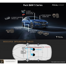 FOCAL INSIDE Speaker Upgrade Pack 6.2 Impulse to Fit BMW 5 SERIES G30 2016>